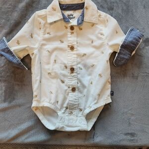 Baby B'Gosh Onsie with Animal Print 3 Months NWOT